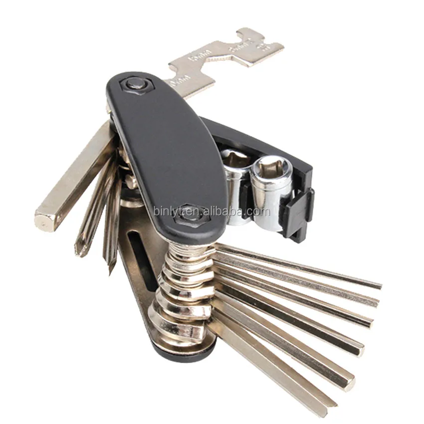 Useful 16 in 1 Bike Bicycle Repair Tool Set Hex Wrench Screwdrivers Nut Tools Hex Key Bicicleta Cycling Bicycle Repairing Tools