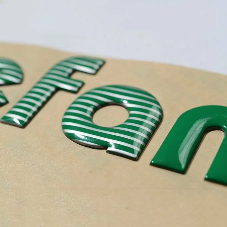 Wholesale Custom Printed 3d Company Logo Epoxy Sticker Clear