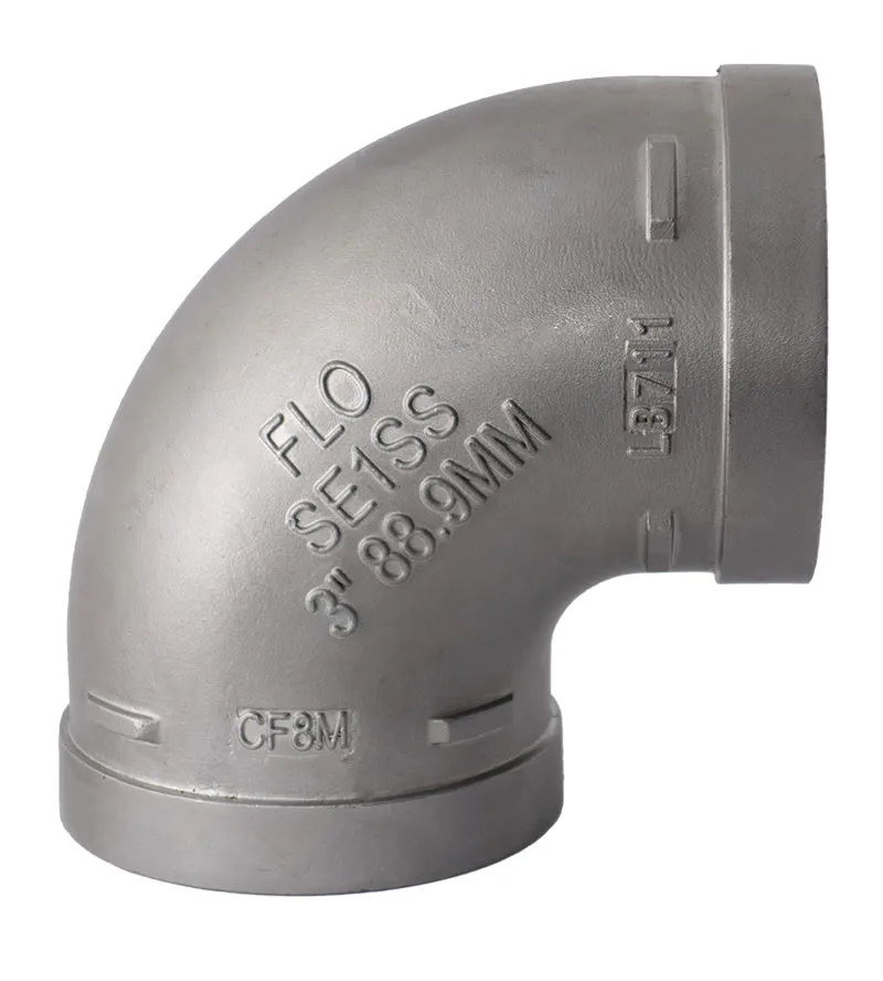 Stainless Steel Coupling Grooved Elbows 90° pipe fittngs