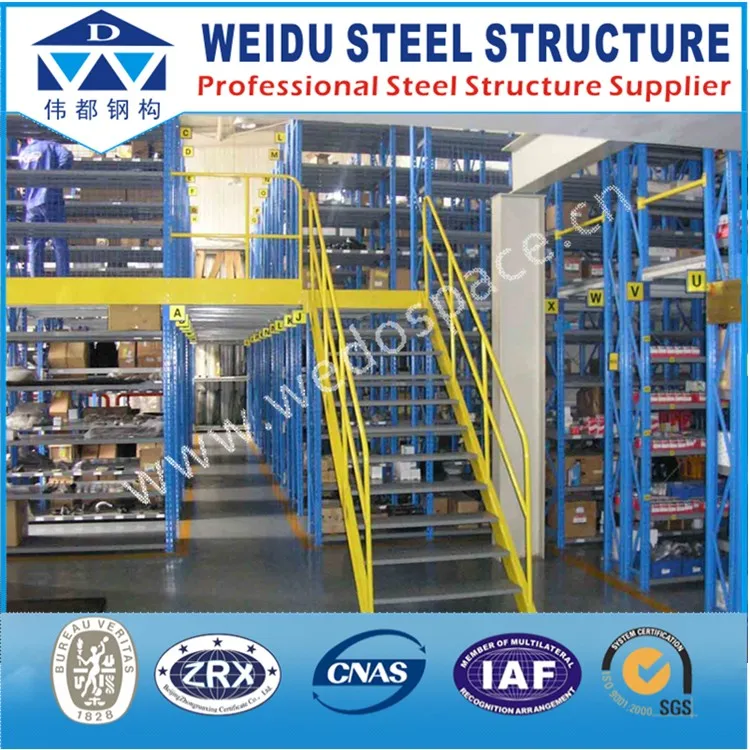 2023 Prefabricated Buildings Steel Stair / Ladder Customized For Industry Equipment CE