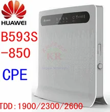 Unlocked HUAWEI B593S-850 b593 4G LTE wireless router TDD 4g wifi mobile hotspot 3g 4g mifi dongle cpe pk b683 e5172s-22 e5186