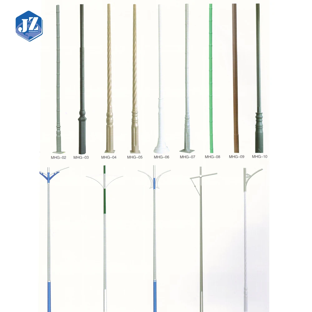 Wenzhou Factory Hot Brand 12m Steel Q235 Street Lighting Pole For Trunk Road