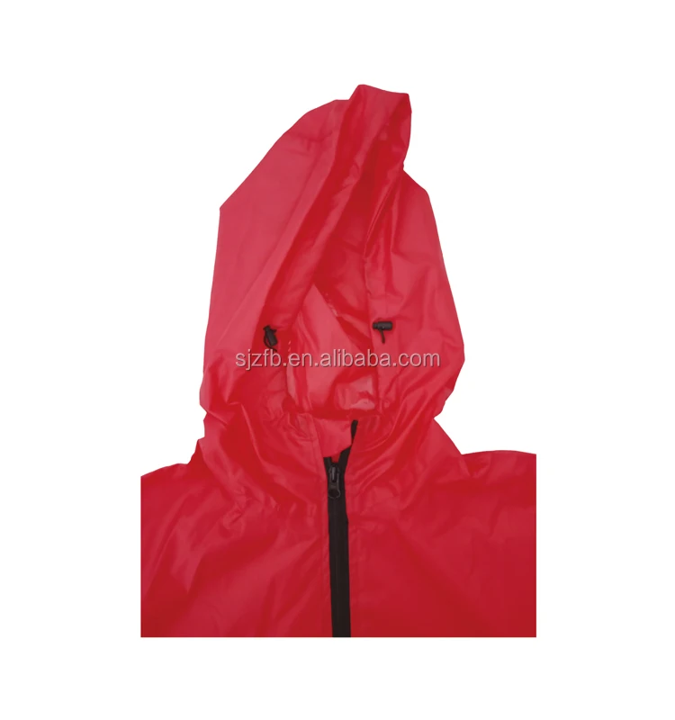 hot selling fashion red waterproof and windproof jacket