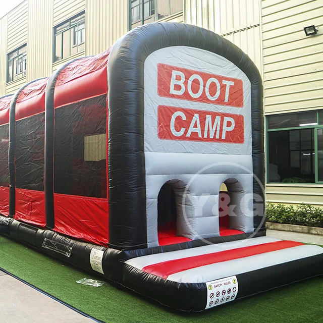 Y&G Boot Camp Inflatable Obstacle Course Inflatable Playground Inflatable Ninja Warrior Obstacle Course