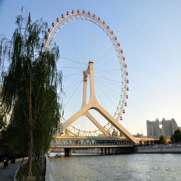 
 Китайские аттракционы с колесами обозрения для продажи, тематический парк и поездка на заводе  