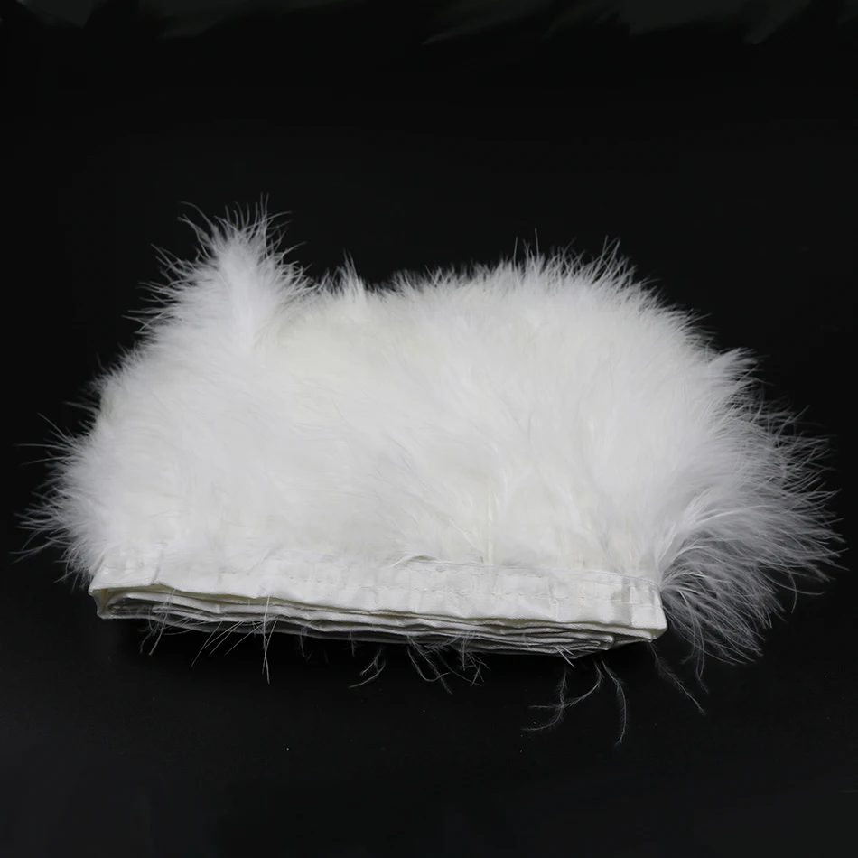 Alibaba Wholesale White Marabou Feather Trim