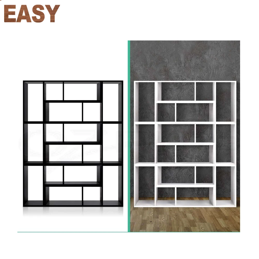 Display L Shape Cube Shelf DIY Sidetable Cabinet Storage Corner-Bookshelf Ladder