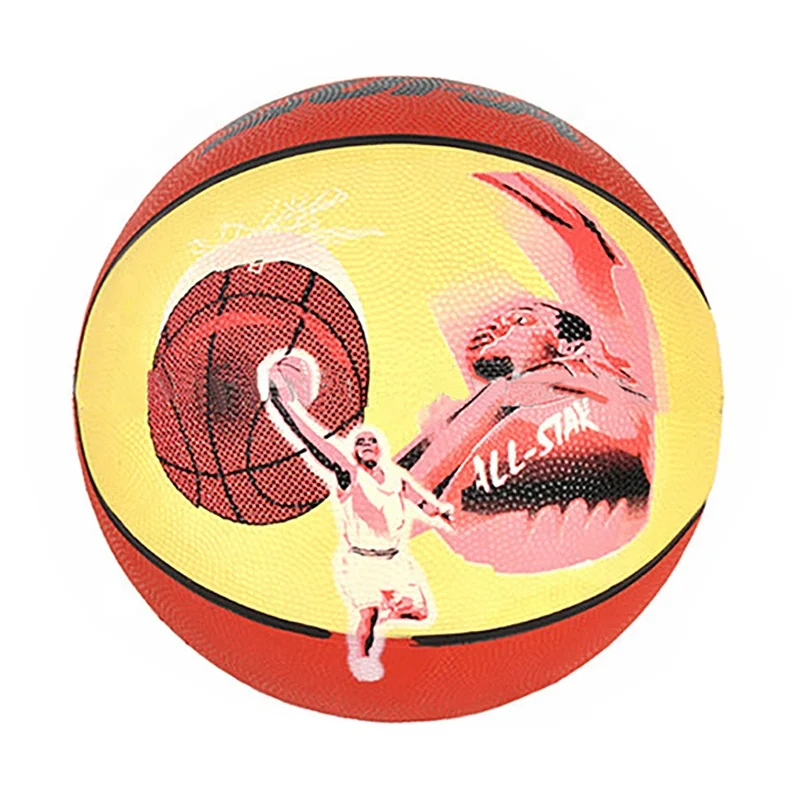 Custom your own promotional gift rubber basket ball basketball ball
