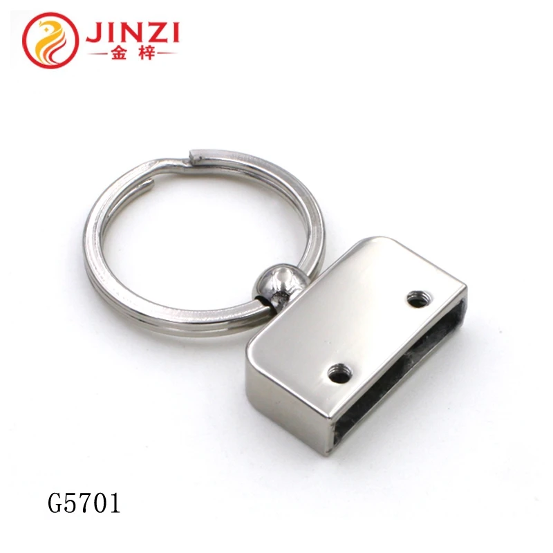 Custom quality fashion decorative key fob hardware with key ring