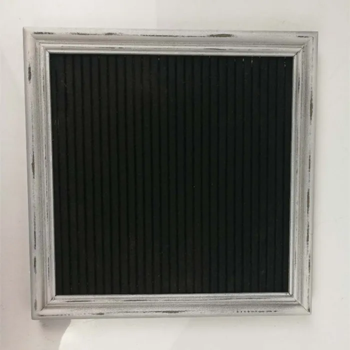 
Rustic felt letter board wooden frame with 340pcs of white letters creative wooden home decoration 