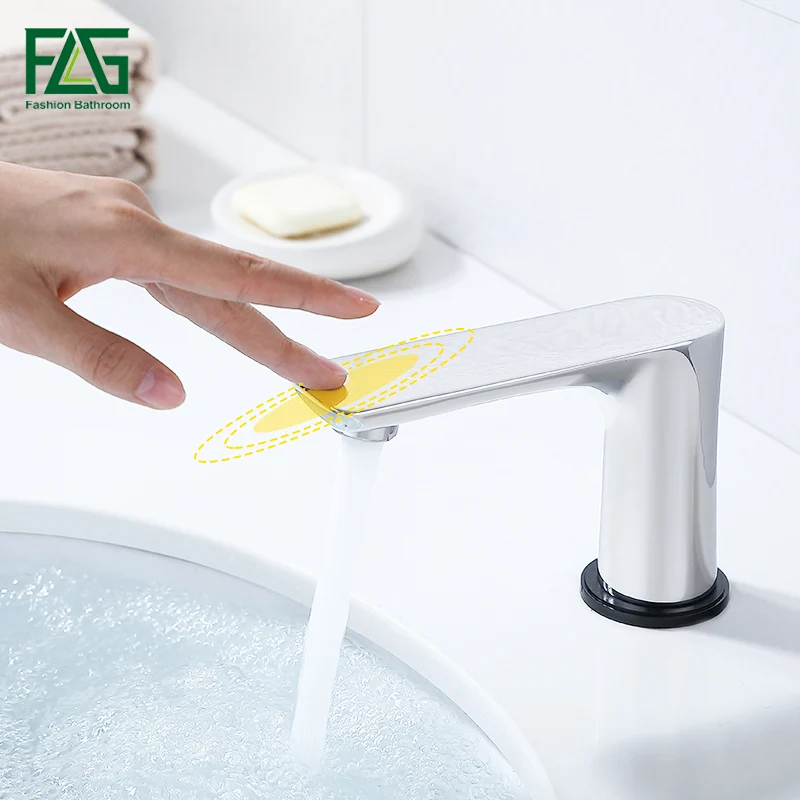 Stainless Steel Touch Sensor Water Mixer Touch Switch Faucet