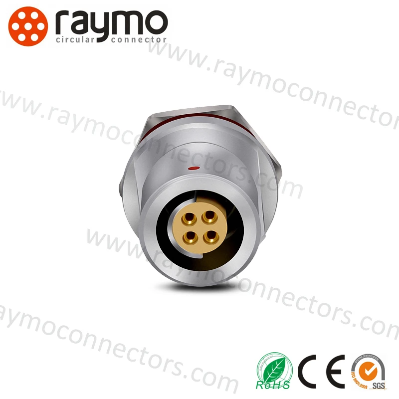 Fischers DBEU 102 A053 130 IP68 waterproof 4 pin push pull connector