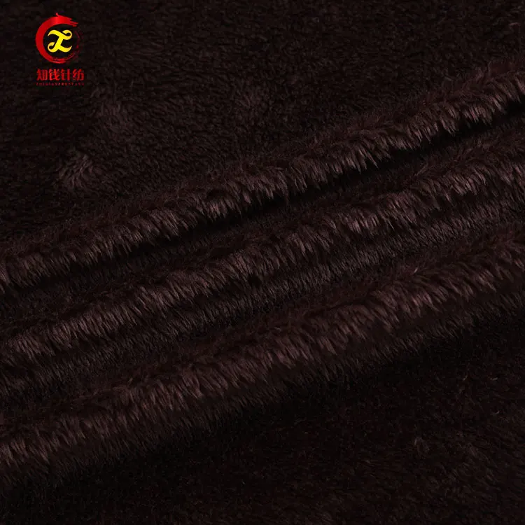 Factory price beautiful color soft sherpa fleece fabric for blanket