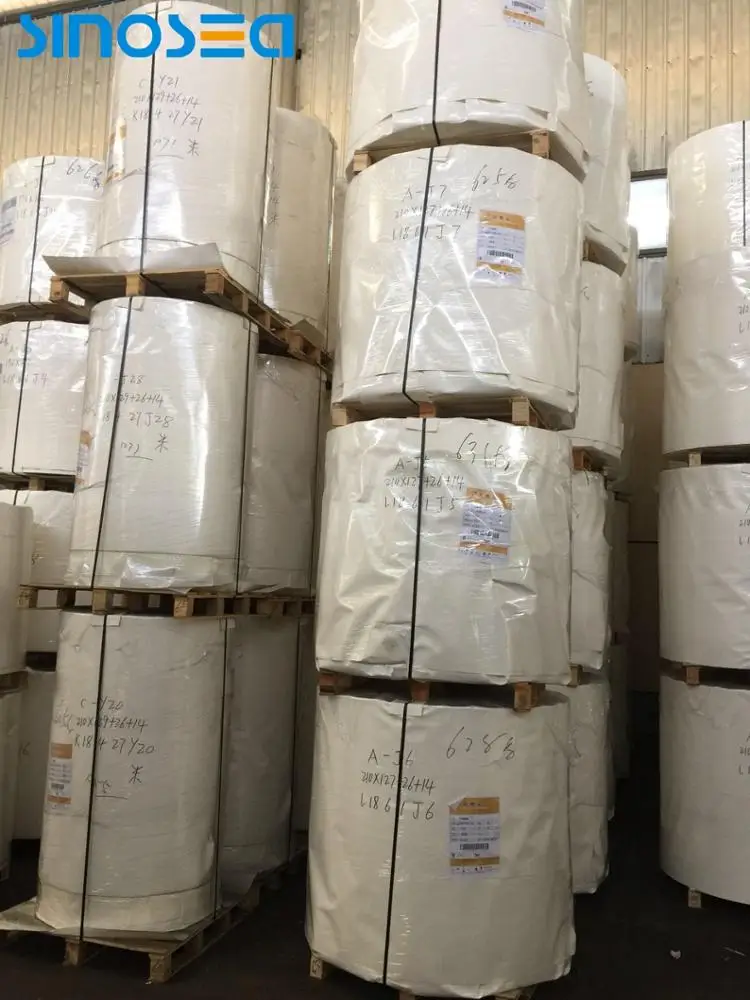 300gsm blank board pe coated paper cup fan