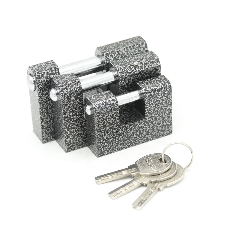 
New Coming Plastic Cover Iron/Brass Cylinder Black Safety Padlock Lockout Size 60-80-90mm 