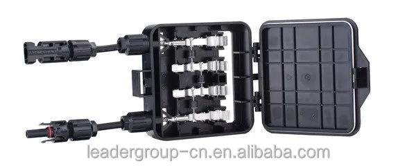 Components of a tyco solar panel junction box
