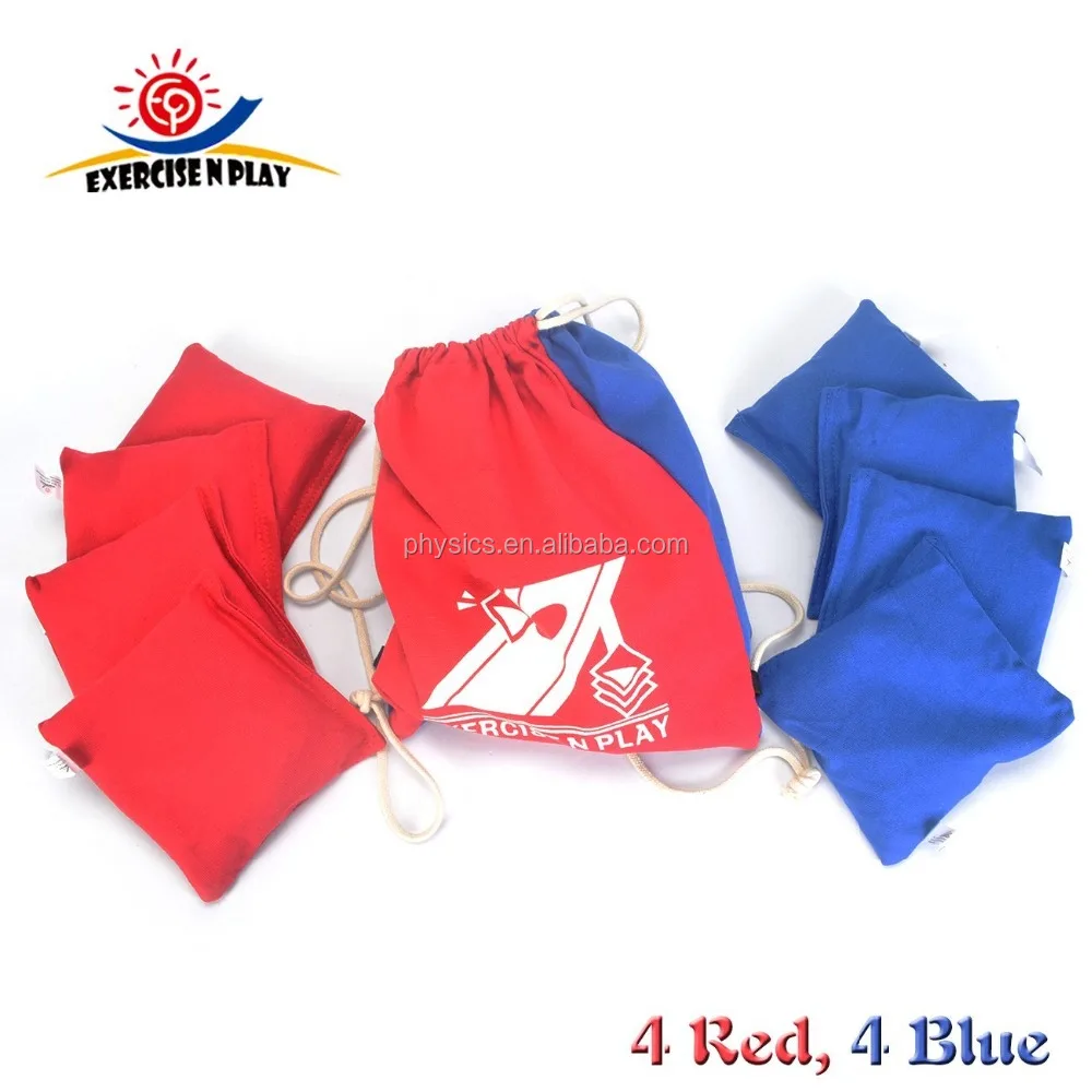 Физические упражнения, устойчивые к атмосферным воздействиям, официальные пакеты с кукурузными отверстиями для игр в брезентовые пакеты в комплекте