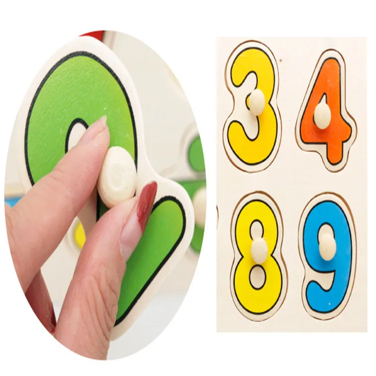 custom good quality brand Handmade capital fruit wooden peg puzzle