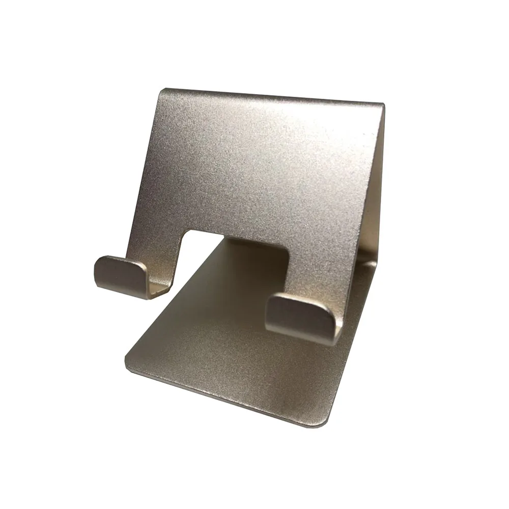 Desktop mobile phone stand watch TV on a portable flat screen aluminum alloy support