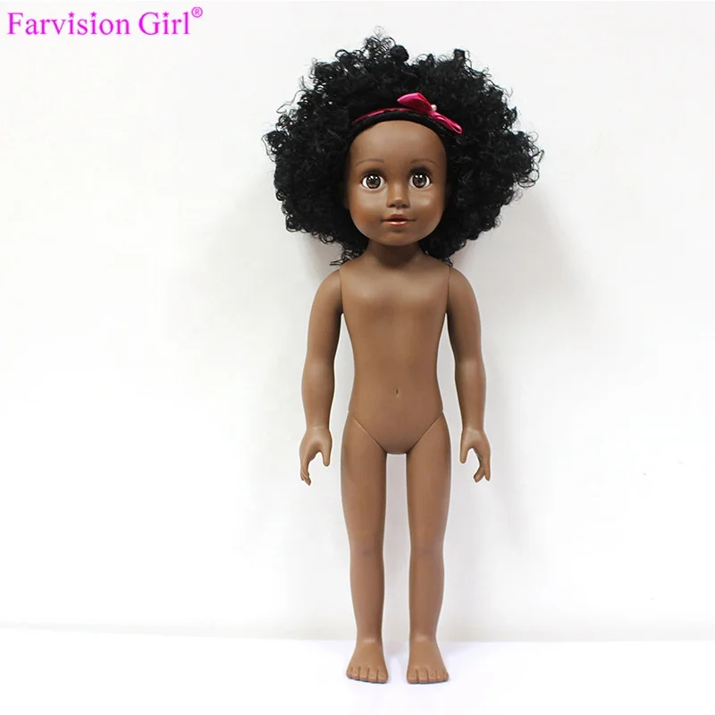 Farvision Doll Cheap 18' naked black dolls wholesale