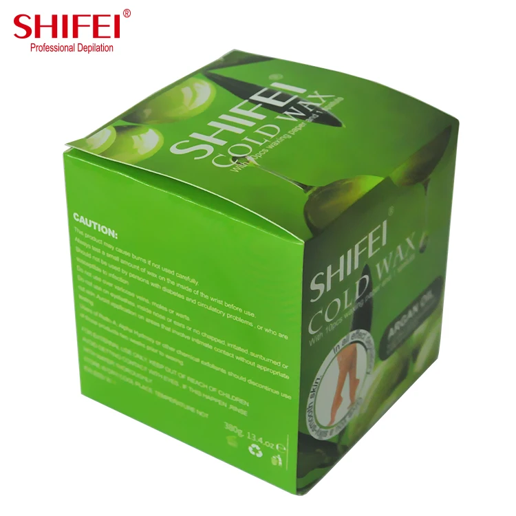 Organic 100% natural sugaring paste hair removal cold wax with depilatory paper