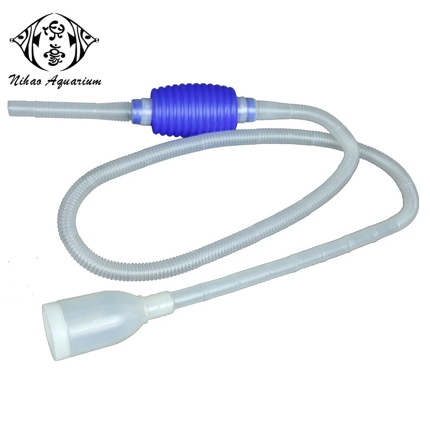 cheap aquarium accessories mini fish tank cleaning tools manual water changer gravel cleaner siphon pump