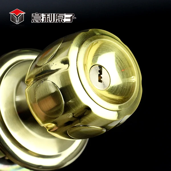 Easy to install Ten brand Chinese style sliding door locks for wooden doors Aluminium Alloy knob door lock