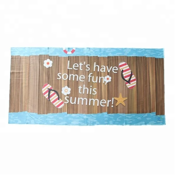 shipping summer large beach towel microfiber super soft terry towelling