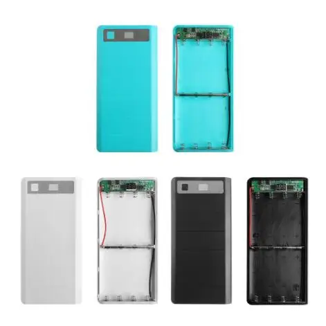 Hot sale 5V Dual USB 8*18650 Power Bank Battery Box Mobile Phone Charger DIY Shell Case For iphone6 Plus S6 xiaomi