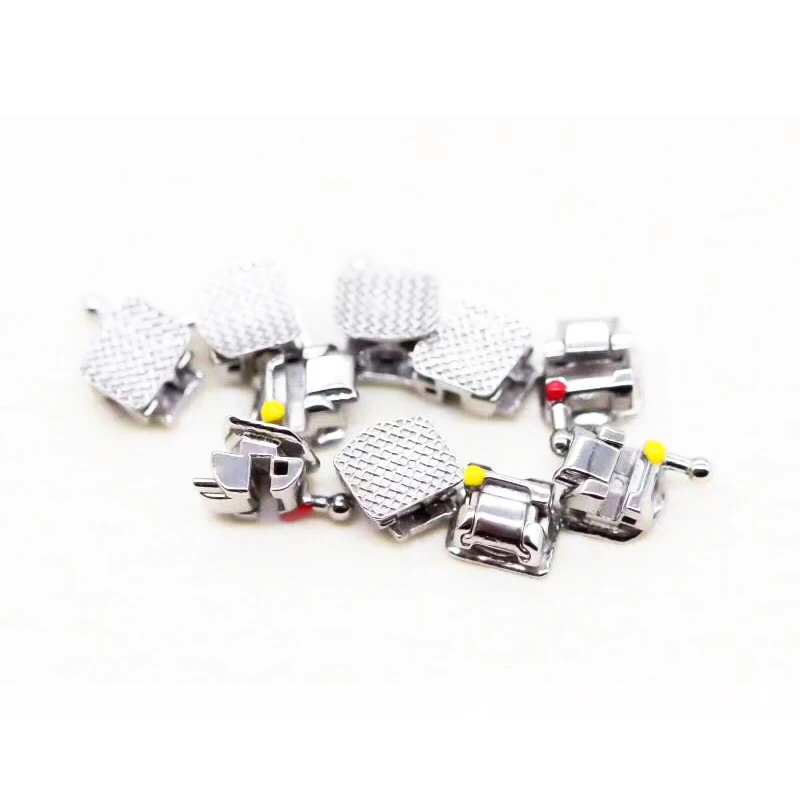 Orthodontic CE MIM Sandblasted Roth/MBT Bondable  Dental Braces Self-ligating Brackets