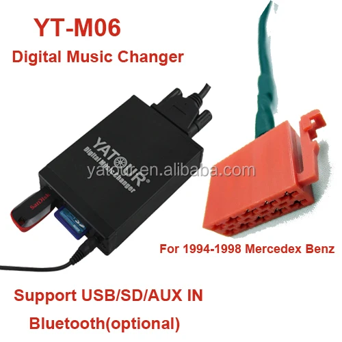 Цифровая Музыкальная установка Yatour для замены cd mercedes mp3 aux