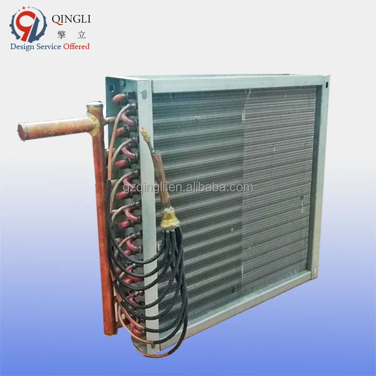 Профессиональная трубка холодной комнаты и ребристая синяя ребристая испарительная катушка