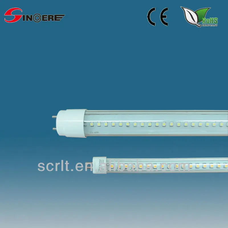 t8 2led tube 4 foot fluorescent tube 18W 1200MM Tube Fluorescent Lighting luminaria led