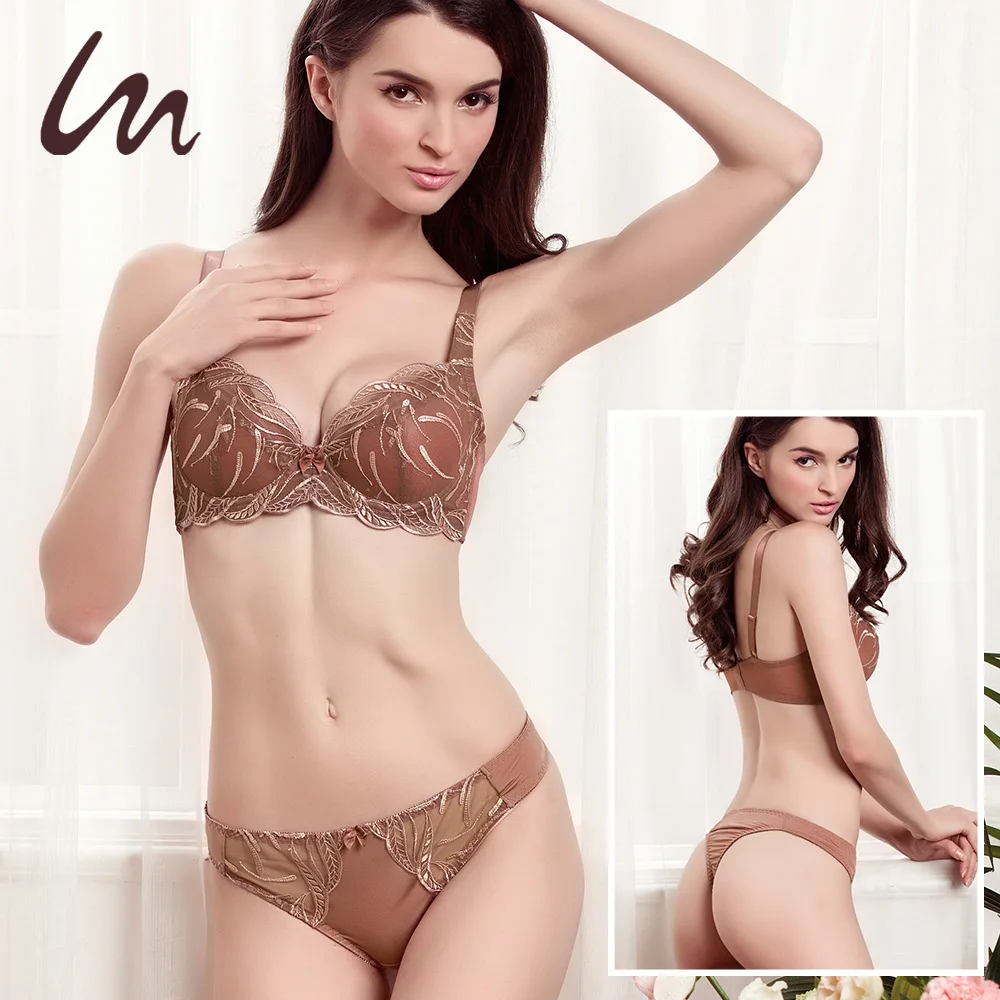New Design Hot Ladies Lingerie Underwear Sexy Lace Bra and Panty Set Bra & Brief Sets Transparent Bra 200 Sets Spandex / Nylon