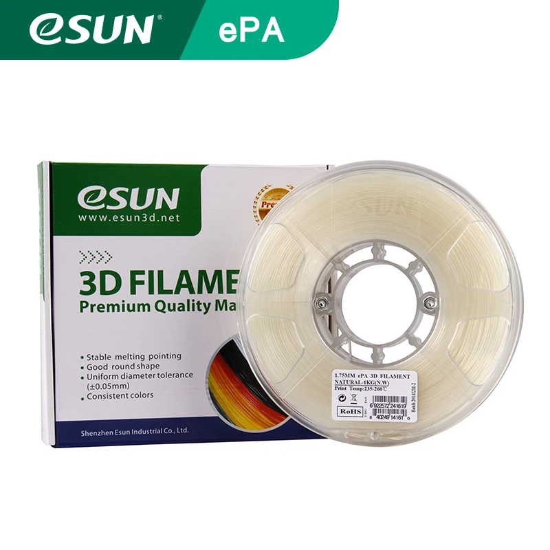 ESUN ePA Nylon Filament for 3D Printer 1KG 1.75mm