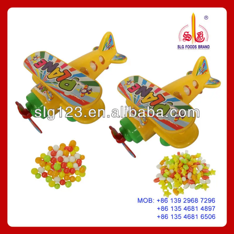 2013 горячая продажа летящий самолет конфета игрушки