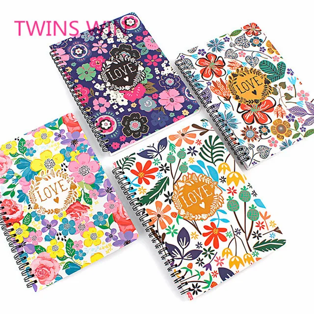 OEM customised stationery set wholesale Canada best selling colorful paper notebooks and spiral notebooks for woman 1195