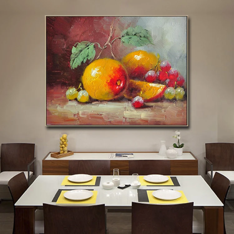 Китай натюрморт новый дизайн корзина для фруктов картина маслом на холсте
