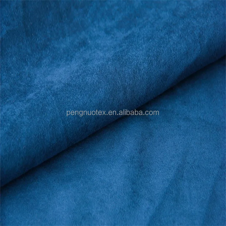 
 Оптовая продажа, эластичная замшевая ткань из полиэстера/двухсторонняя замша для одежды  