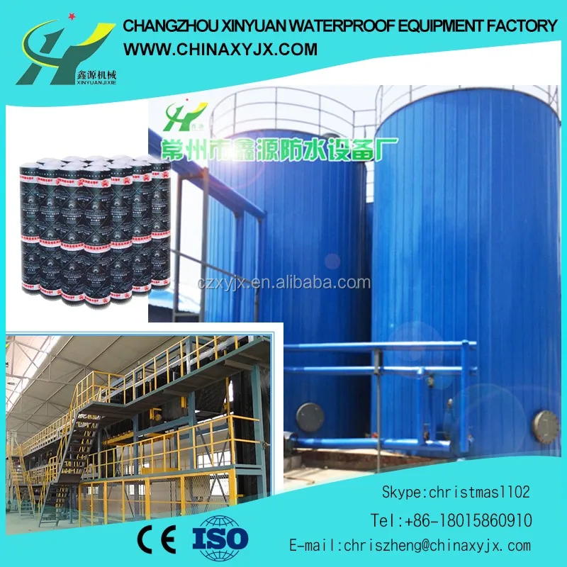 bitumen waterproofing membrane production line