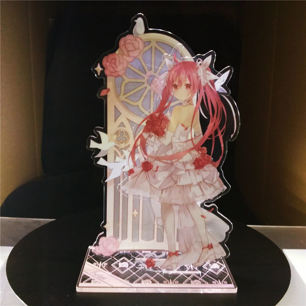 
Offset Printing Single O Two Sides Print CNC Cut Eco-friendly Custom Acrylic Standee Anime Keychain Acrylic Display Stand Figure 