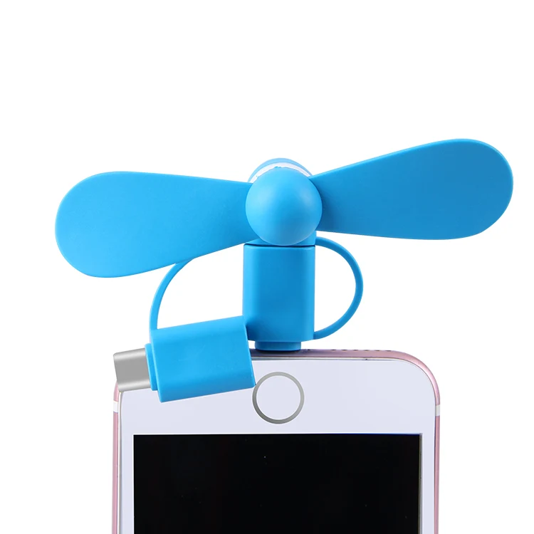 Wholesale Summer Promotional Portable Mobile Phone USB Mini Fan Android Mobile Phones MF006