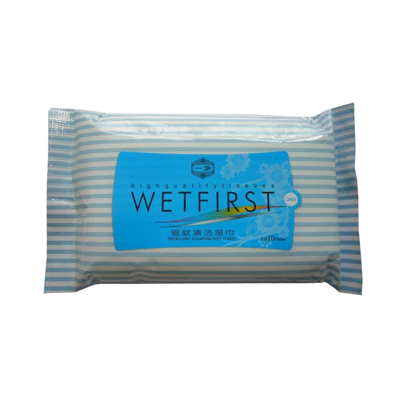 Custom disposable anti mosquito repellent  wet wipes/tissues/towels  Costcoo inspection