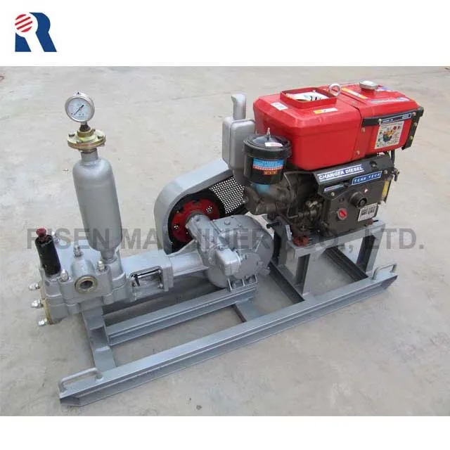 RISEN cement grout pump - diesel grouting cement pump