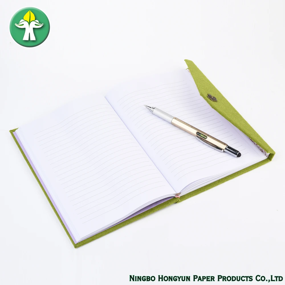 Felt Notebook Artificial Wool Book Cover Handmade A4 A5 Felt Book