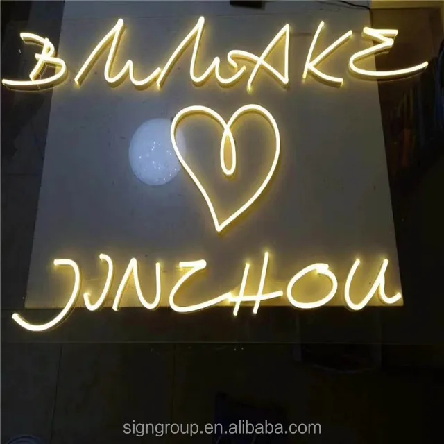 Outdoor led sign shop name board high quality store front acrylic pizza neon light sign