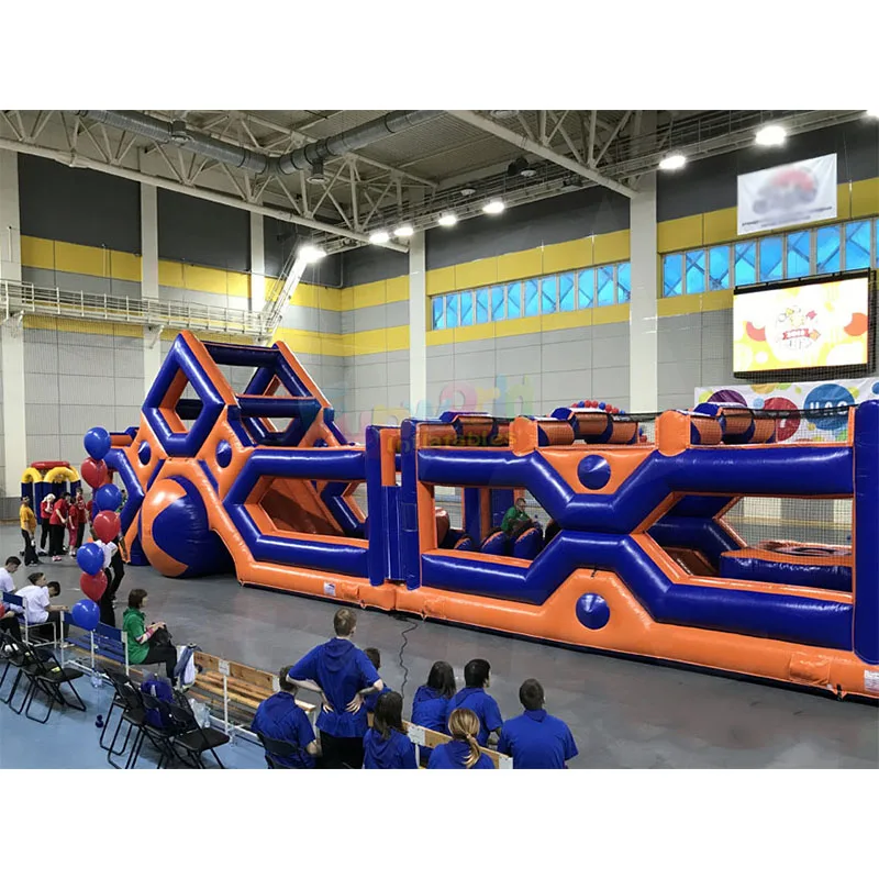 Дешевая надувная игровая площадка с препятствиями