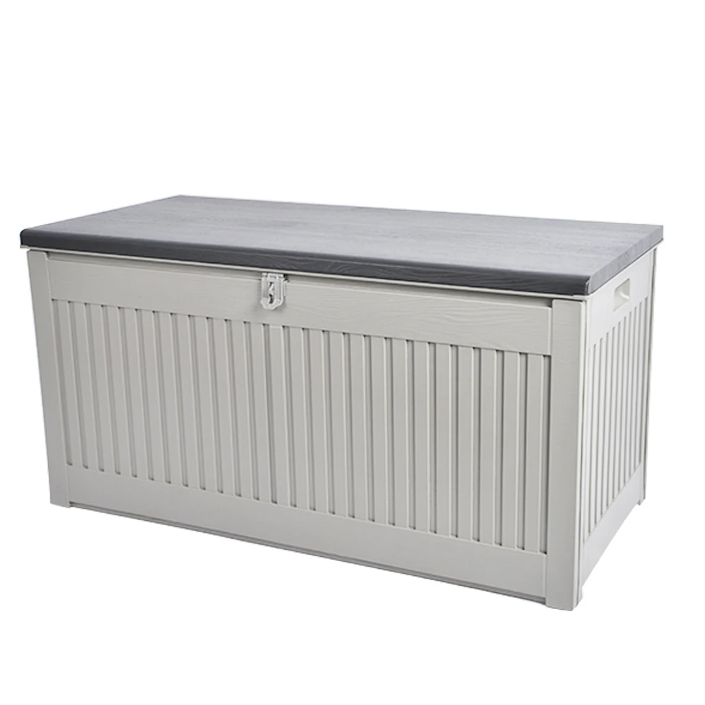 VERTAK 270L indoor and outdoor cushion storage plastic box/garden storage container for seats