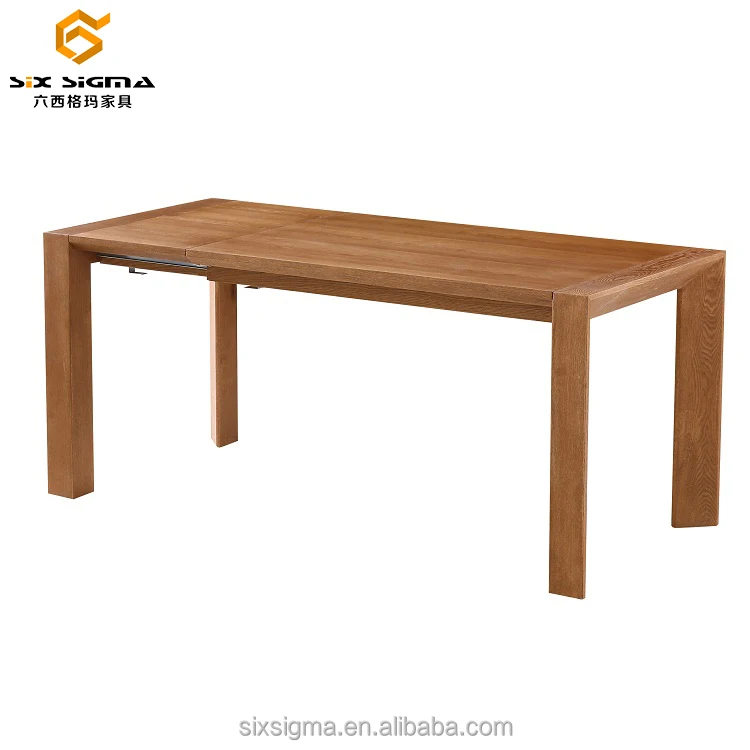 Made in China cheap modern oak wooden dining table veneer