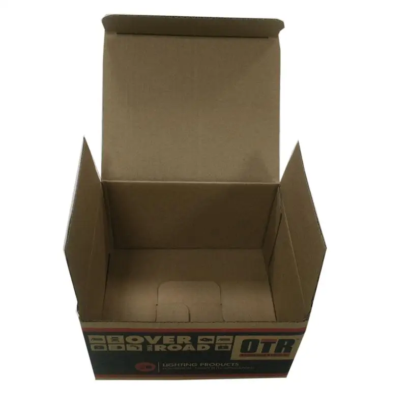 Натуральный коричневый крафт-бумага упаковочная коробка для железа часть на продажу